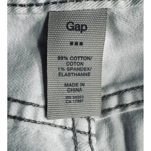 Gap Long And Lean Jeans 4/27 (30 x 29) White Bootcut Low Mid Denim Womens - Picture 4 of 8